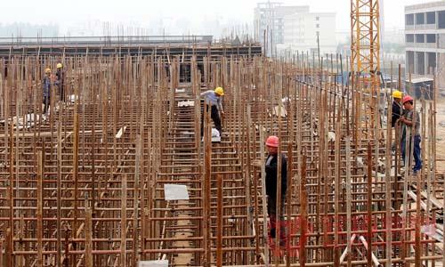 國內(nèi)的模板腳手架施工現(xiàn)場(chǎng)